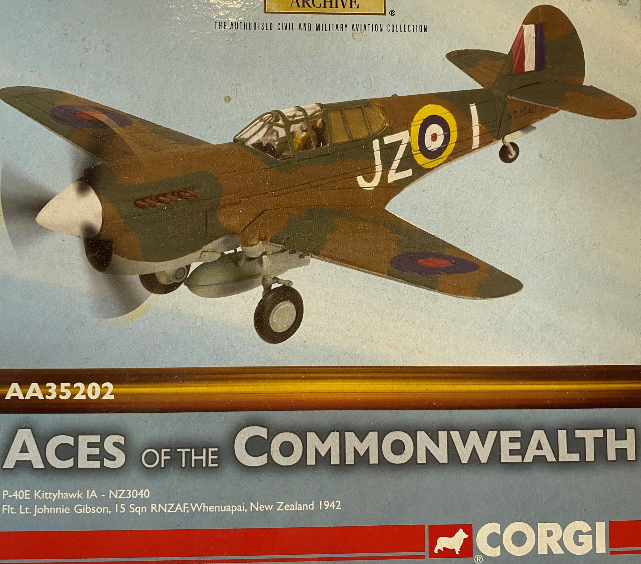 Corgi P-40 Warhawk 1:72 cg51 - Big Bill's Die Cast