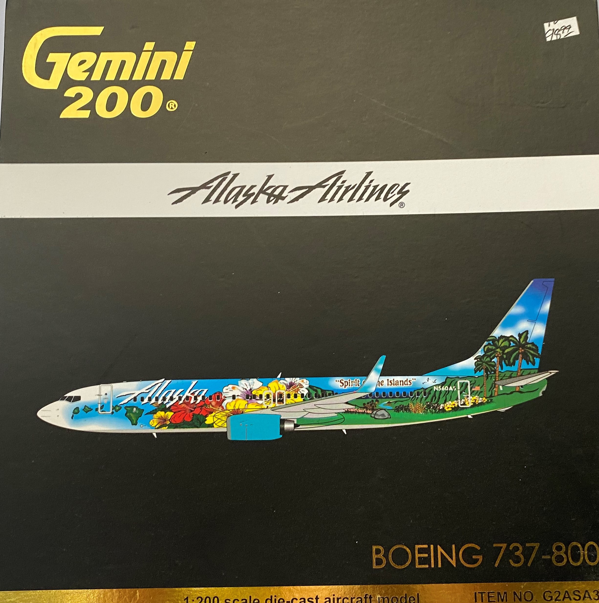 Gemini Boeing 737-800 (Alaska Airlines) 1:200 - Big Bill's Die Cast