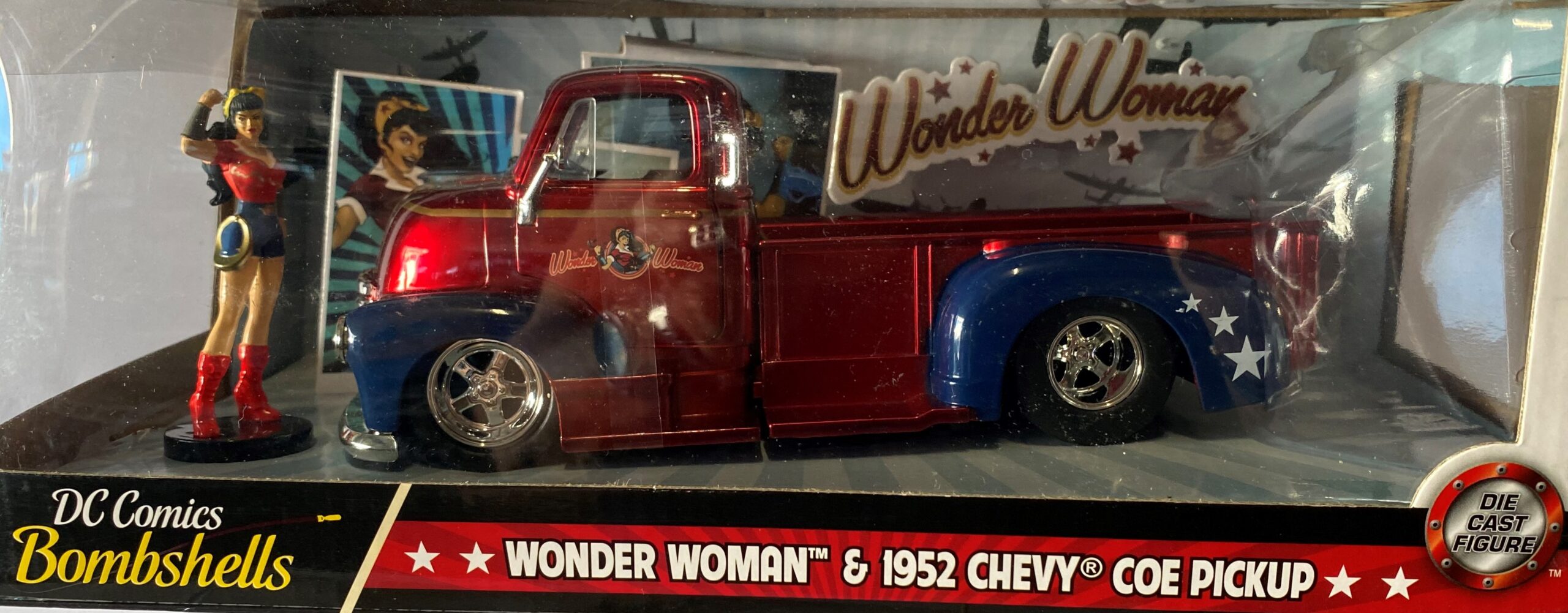 JADA '52 Chevy COE pickup Wonder Woman