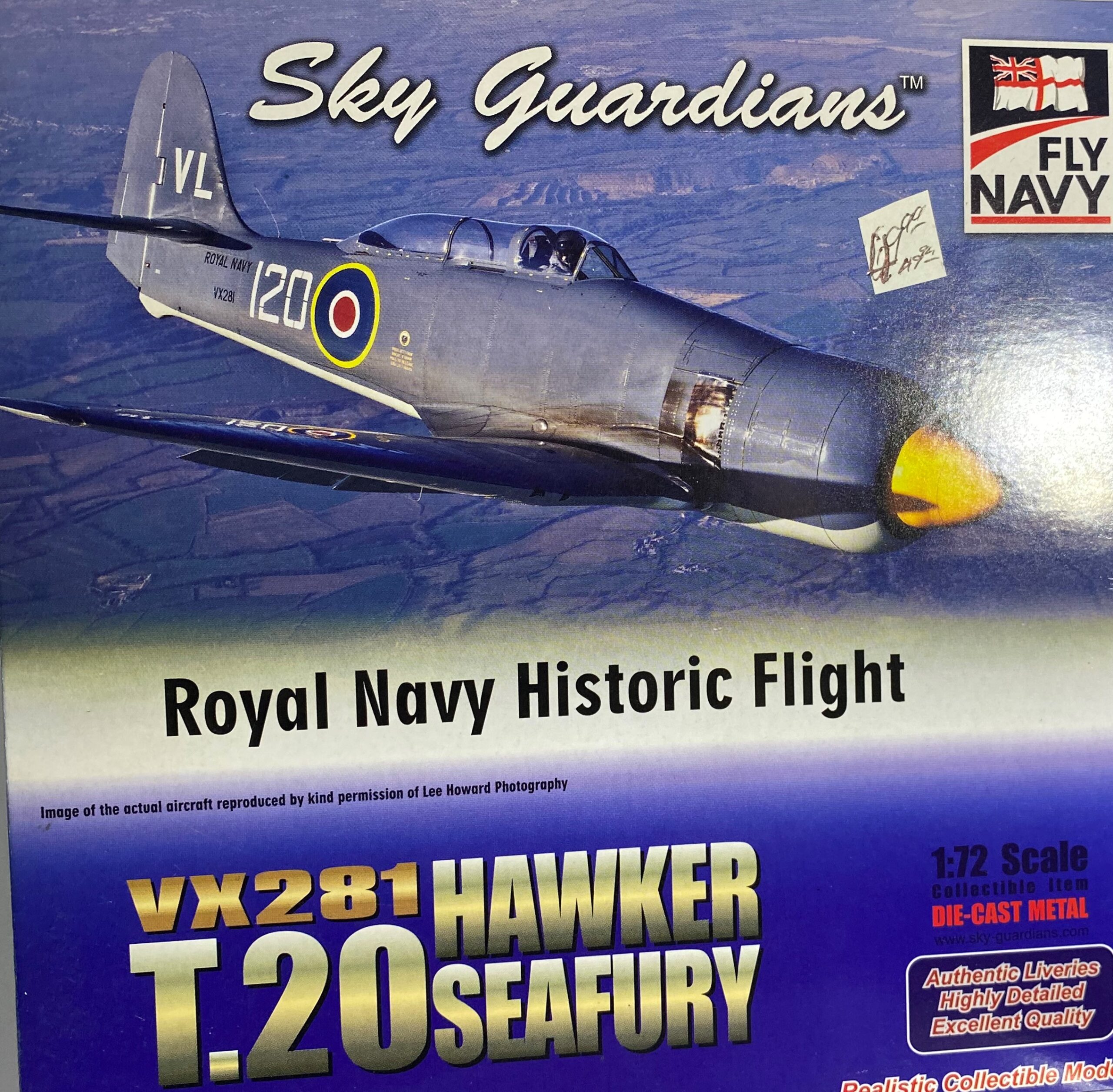 Sky Guardians Hawker T.20 Seafury 1:72 - Big Bill's Die Cast